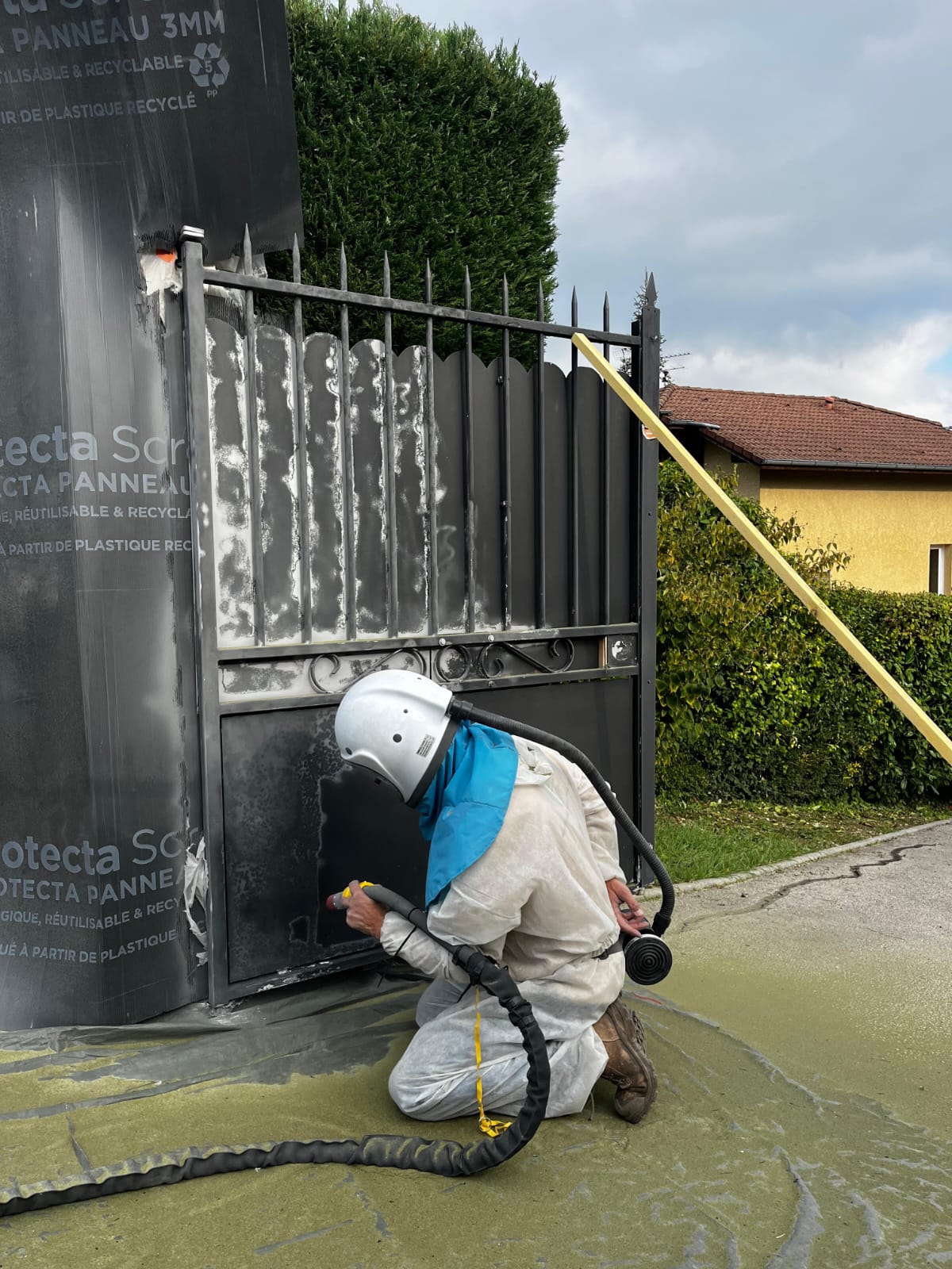 aerogommage portail de particulier à Bouvesse quirieu