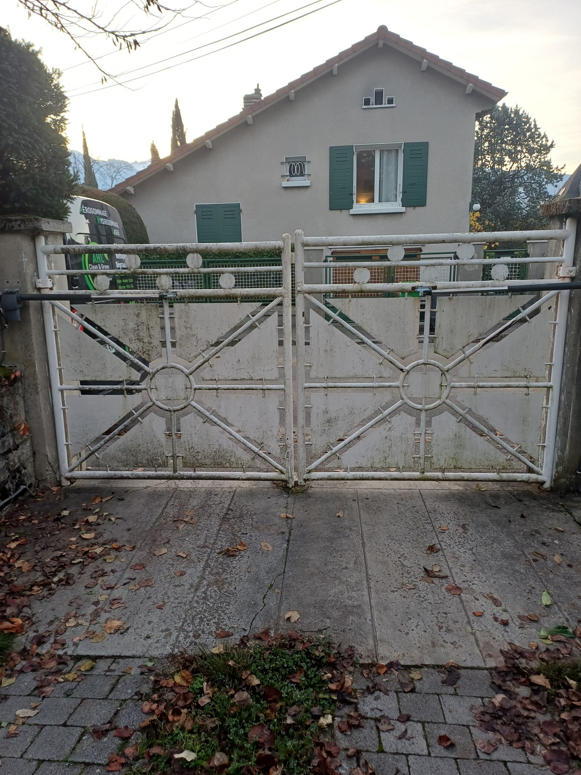 aerogommage portail avant